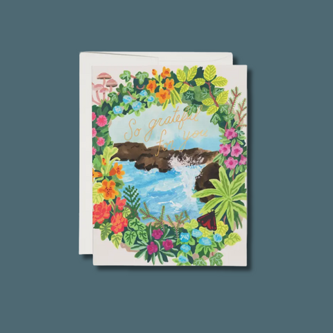 Ocean Vignette Thank You Card