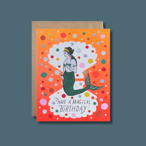 Magical Birthday Mermaid Card
