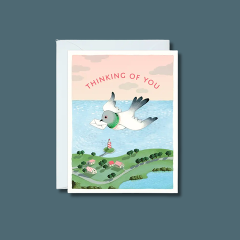 Thinking Of You Pigeon Card