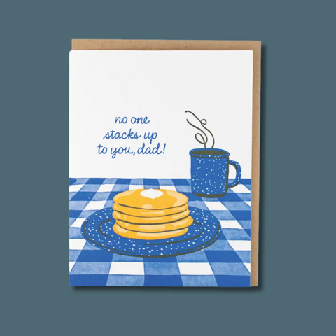 Pancake Breakfast Father's Day Card