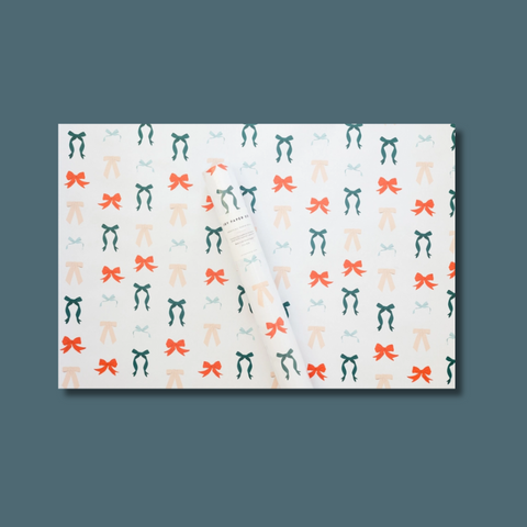 Holiday Bows Continuous Roll Wrapping Paper