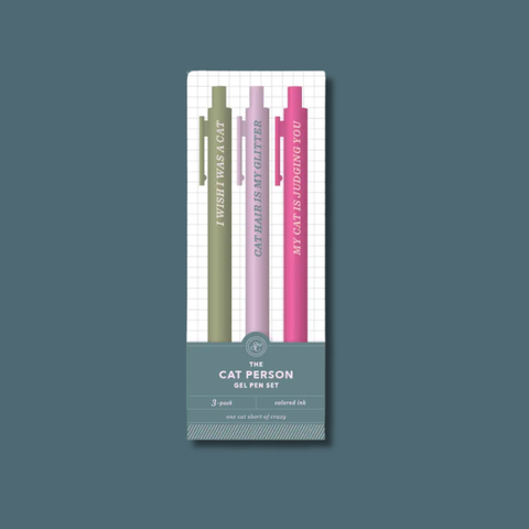 The Cat Person Gel Pen Set