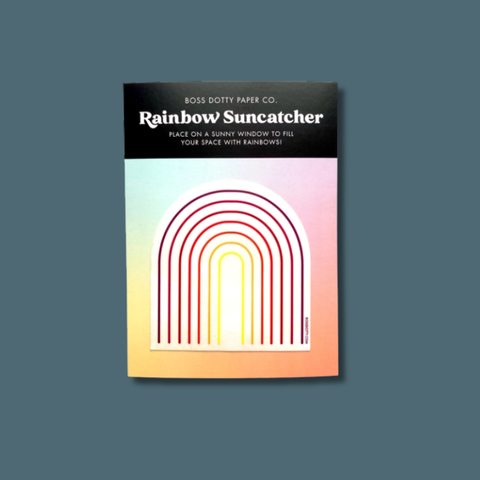 Retro Rainbow Suncatcher Sticker
