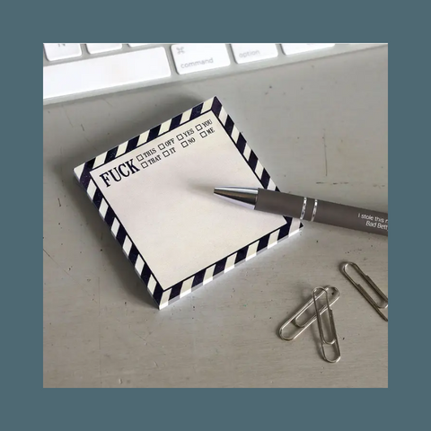 Fuck This Sticky Note Pad