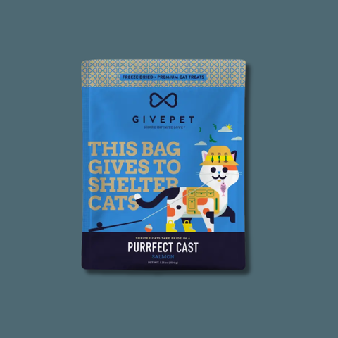 GivePet Purrfect Cast Freeze Dried Cat Treats
