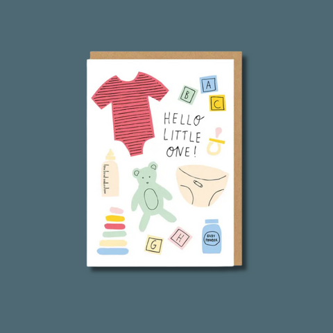 Hello Little One Greeting Card