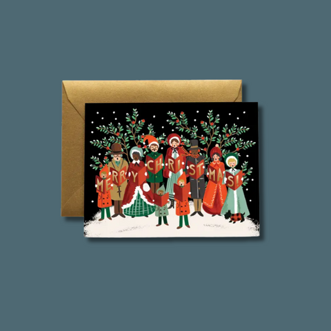 Christmas Carolers Boxed Card Set