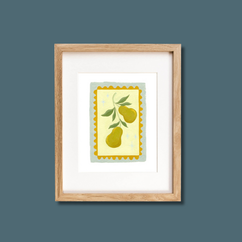Lil BB Pears Art Print