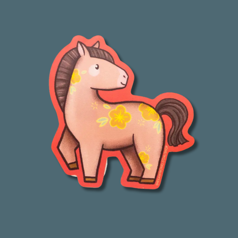 Year Of The Horse Sticker