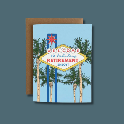 Welcome To Retirement Card