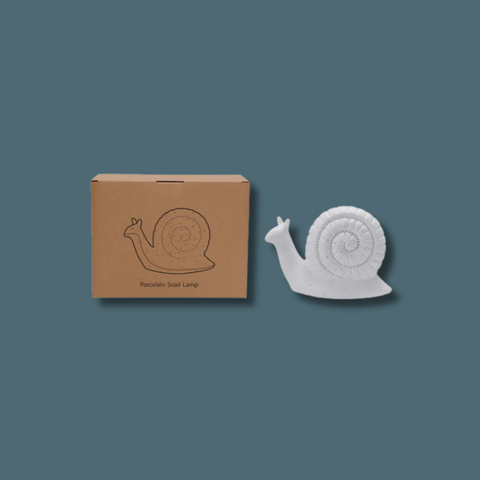Porcelain Snail Table Lamp