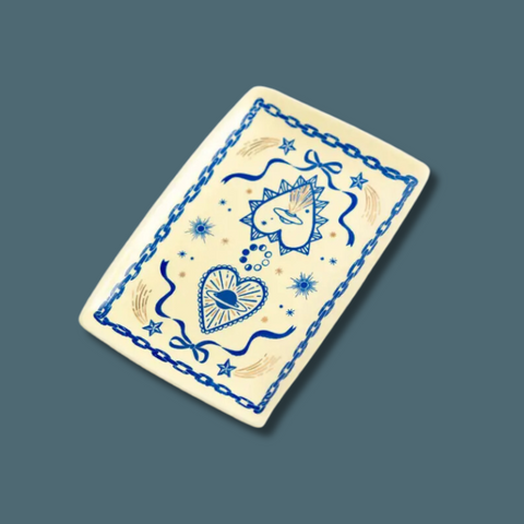 Indigo Icons Trinket Dish