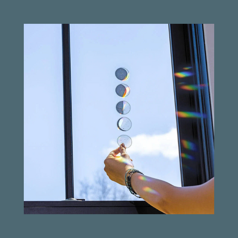 Lunar Phases Suncatcher Sticker Set