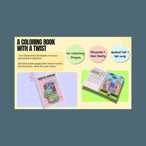 Color Me GVL: Greenville, SC Coloring Book