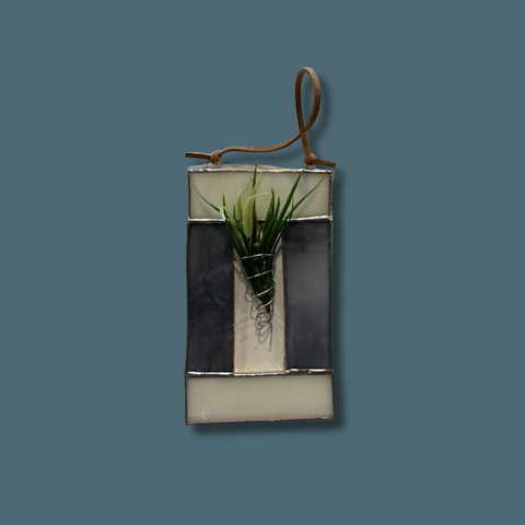 Hanging Stained Glass Air Plant Holder