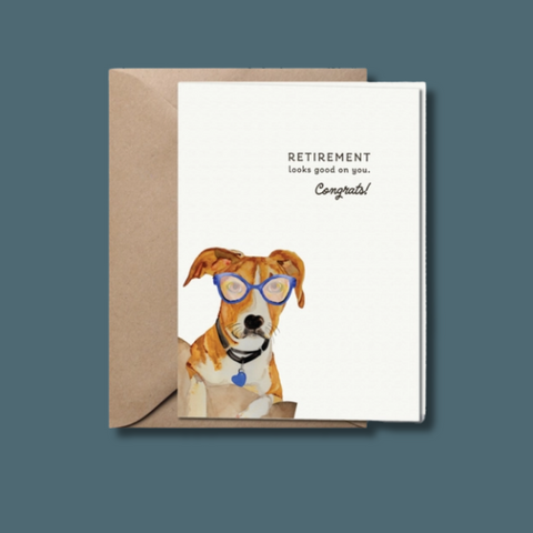 Retirement Dog Card