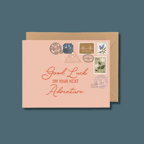 Good Luck On Your Next Adventure Card