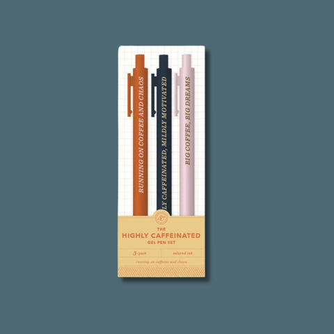 The Highly Caffeinated Gel Pen Set