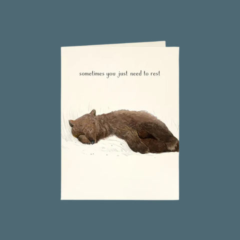 Well Rested Card