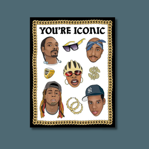 Hip Hop Icons Birthday Card