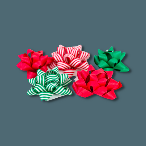 Eco Gift Bows Christmas Mix