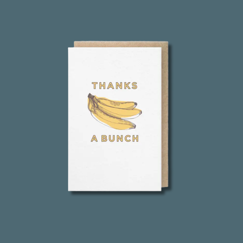 Thanks A Bunch Bananas Card