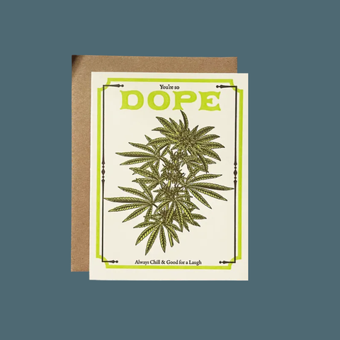 Vintage Dope Seed Pack Card