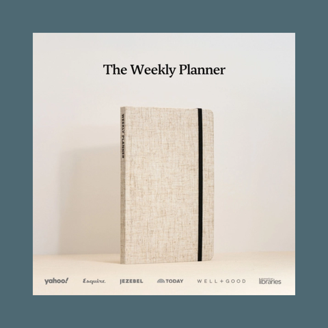 Hardcover Undated Weekly Planner 