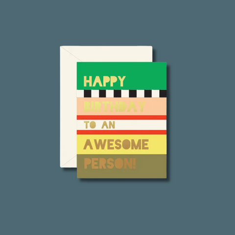 Awesome Person Birthday Card
