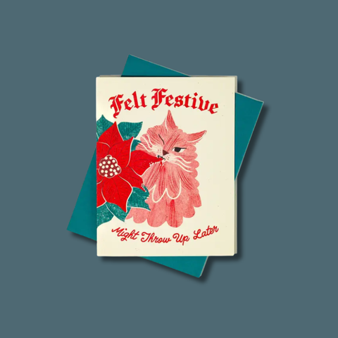 Felt Festive Holiday Card