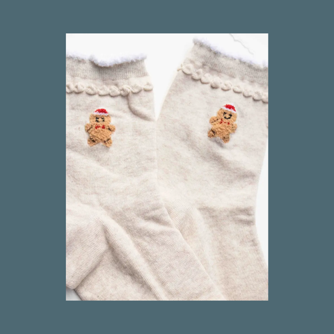 Gingerbread Cozy Crew Socks