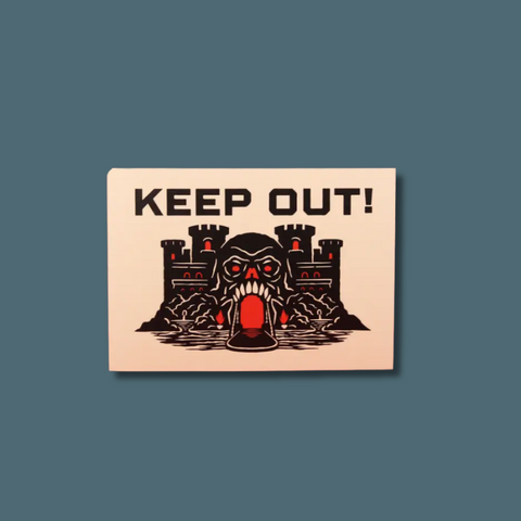 Keep Out Mini Print