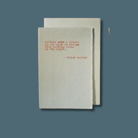 Keller Sympathy Quote Card