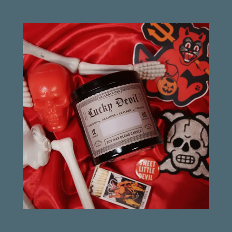 Lucky Devil Fortune Scratch-Off Candle 