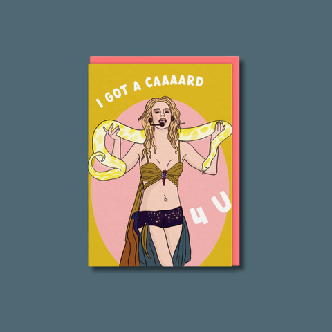 Britney I Got A Card For U Card