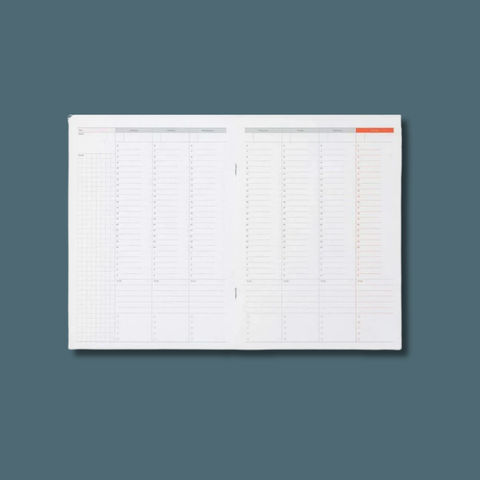 Luddite Function Notebook Weekly Planner