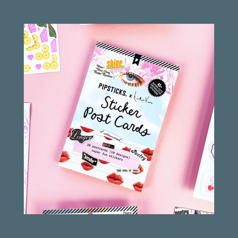 Pipsticks x Haricot Vert Daydreams Sticker Postcard Book