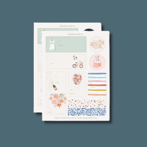 Everyday Gift Tag Sticker Sheet