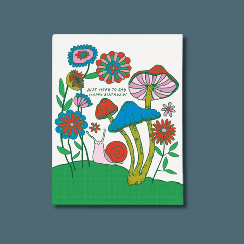 Snail Birthday Card