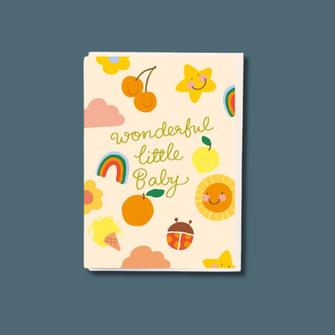 Cute Icons Baby Card