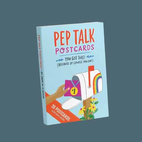 Pep Talk Postcard Book
