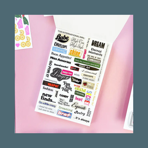 Pipsticks x Haricot Vert Daydreams Sticker Postcard Book