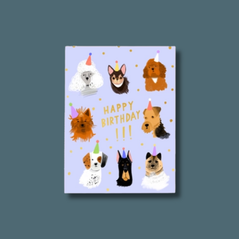 Canine Crew Birthday Card