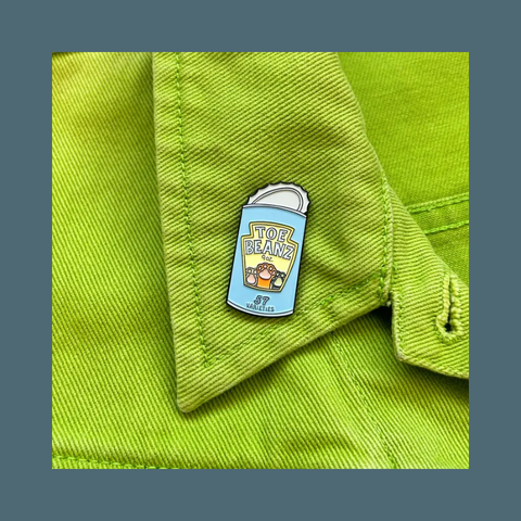Toe Beans Enamel Pin