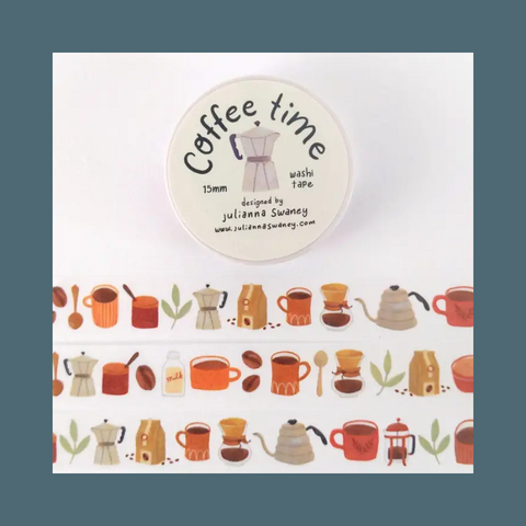 Coffee Time Washi Tape