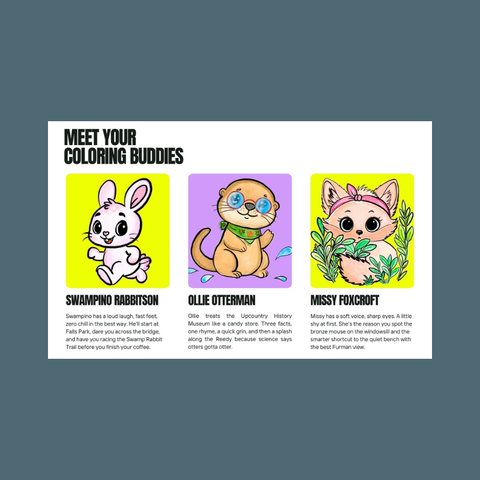 Color Me GVL: Greenville, SC Coloring Book