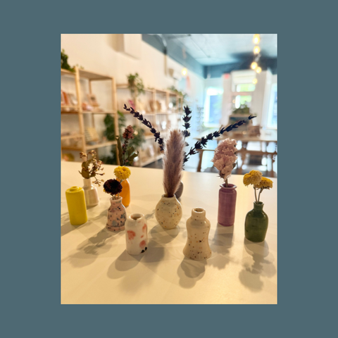 Handcrafted Porcelain Mini Vase
