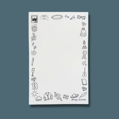 Eras Doodles Color-In Notepad