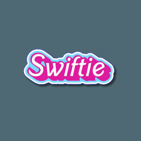 Swiftie in Barbie font