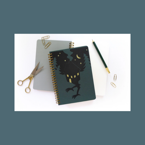 Baby Yaga Medium Coil Notebook